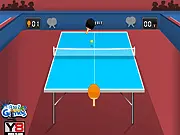 Ping Pong Fun free online table tennis game screenshot showing the virtual paddle hitting the ball