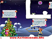 Dora and Diego Xmas Gift online game, play free 2 player Christmas game, cooperative platformer with Dora and Diego, collect gifts online