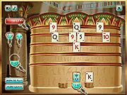 Ancient Pyramid Solitaire free online game, pyramid card game, play Solitaire on PlayArcadeHub