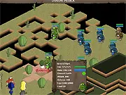 A tactical grid battlefield from DarkWar Strategy Chapter 2, showing character units positioned to attack an enemy team