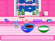 Christmas Cheese Cake online cooking game, free festive dessert recipe game, learn how to make cheesecake, play baking game on PlayArcadeHub