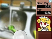 Crash Maid Plate Bounce Arcade free skill game – bouncing a plate to get a high score