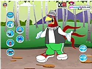 Foghorn Leghorn Dress Up game screenshot, Looney Tunes online character customization game, play free on PlayArcadeHub