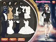 Professional Cuts Dress Up free online game showing two businesswomen, Melanie and Darlene, in elegant, professionally designed clothes and makeup.