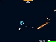 Free online game thumbnail for Perpetual Blaze, showing a bright orange fireball surrounded by enemies in a dark arena.