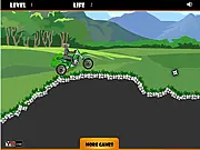 Ninja Bike Online free racing game with a ninja riding a motocross bike across obstacles