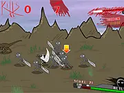 The Last Stick free online stickman swordsman fighting and defense game on PlayArcadeHub