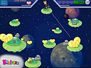Play Lover in Universe free online, arcade crossbow grabber game, collect gold and love nuggets