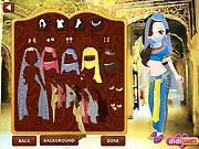 Indian Princess Dress Up free game online - style Princess Malika in traditional Indian clothes