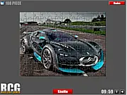 Citroen Jigsaw puzzle game showing a classic car image being pieced together, multiple difficulty options, play free online.