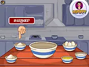 Peppy's Cooking Class - Carrot Cake game screenshot showing ingredients or a finished, frosted carrot cake