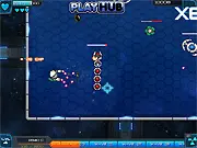 Play Robot Arena free online top-down shooter game on PlayArcadeHub