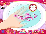 Play Princess Nail Salon online free, DIY manicure game, virtual nail art and beauty makeover