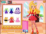 Play New Year Vacation Dress Up free online, New Year's fashion game, dress up for a trip to Greece