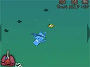 The Fishermans Wrath free online game screenshot. The hero character embarking on a quest in a fantasy world with aliens.