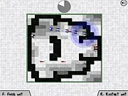 Screenshot of the Ten Second War strategy game showing multiple units attacking a defensive tower cluster on a grid-based map. Play this free online game.