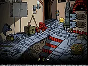 Where Is 2014 free puzzle game: point-and-click screen with hidden items and a sleeping character, online brain teaser